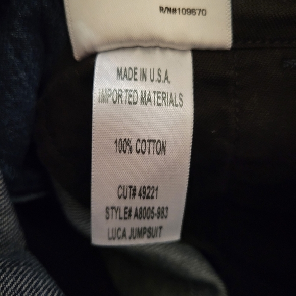 Agolde Luca Denim Jumpsuit - Picture 6 of 8